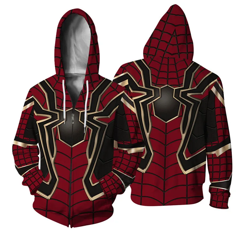 Яд человек паук Мстители эндгейм Marvel 3D толстовки Толстовка Мститель Капитан Америка Дэдпул Толстовка Зимняя одежда для солдат - Цвет: Y