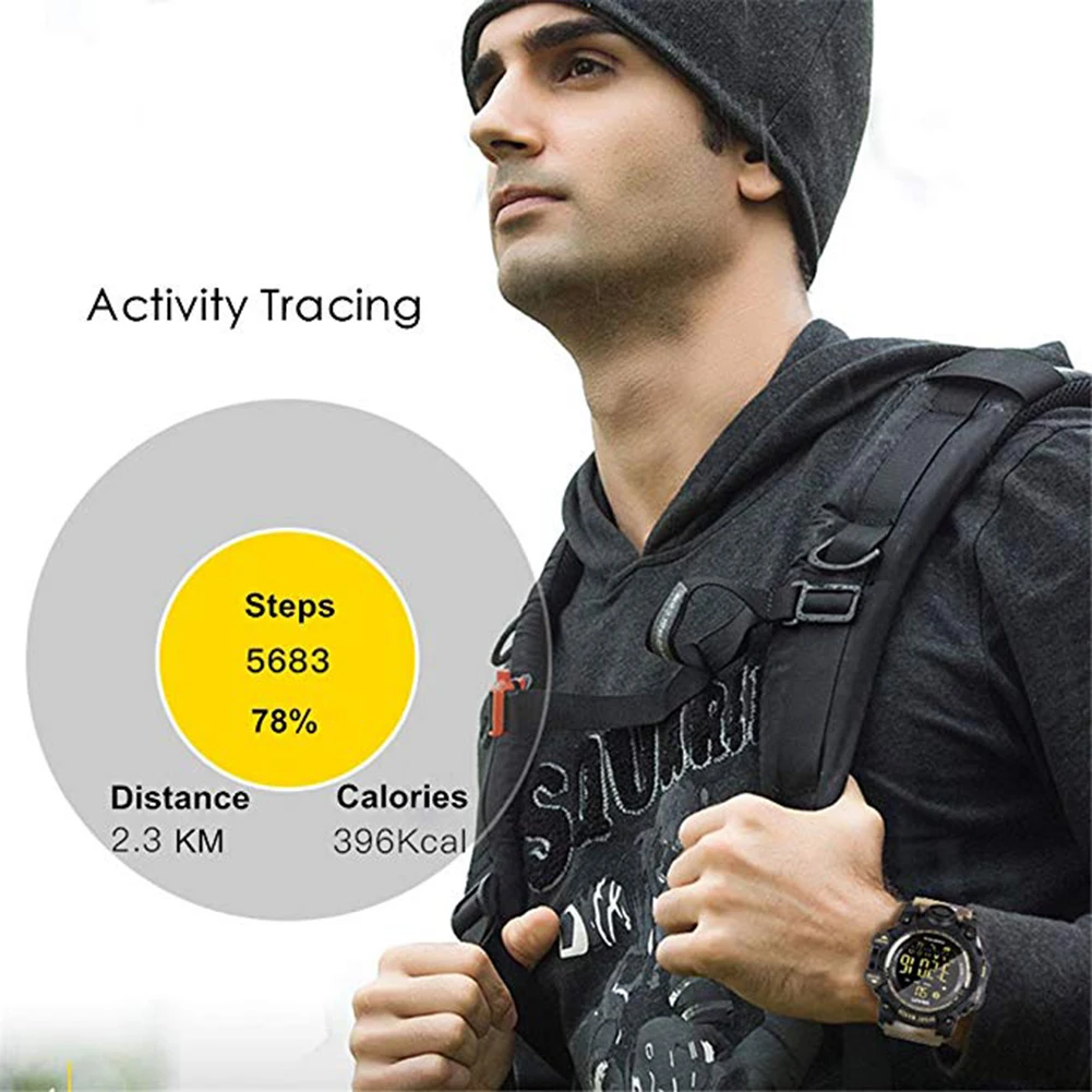 Reloj inteligente deportivo resistente al agua LTP EX16S camuflaje al aire libre Bluetooth пульт дистанционного управления