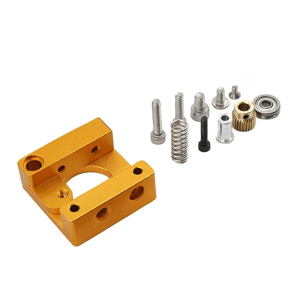 

MK8 Extruder Block DIY Kit Aluminum Alloy Block For Makerbot 3D Printers Parts Professional Extrusion Short Hand Parts DIY Kit