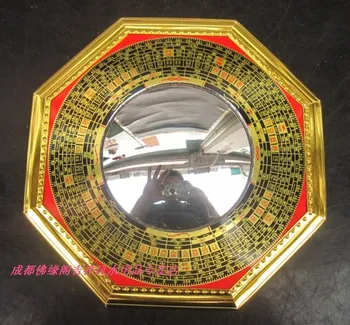 

crafts copper Bronze art Alloy bagua mirror apotropaic convex mirror feng shui products decoration convex mirror bronze stat