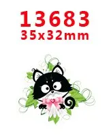13683 30 шт мультяшный персонаж плоское украшение из смолы PR 13080 - Цвет: 13683