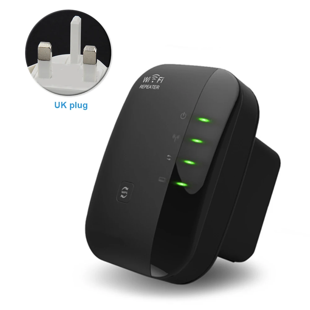 Office Internet Amplifier Mini High Speed Plug Reliable Signal Booster Range Extender Wireless WIFI Repeater Ethernet Port Home - Цвет: Plug UK