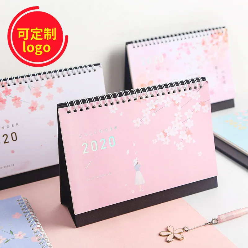 

2020 desk calendar cherry blossom love desk calendar desktop notebook calendar