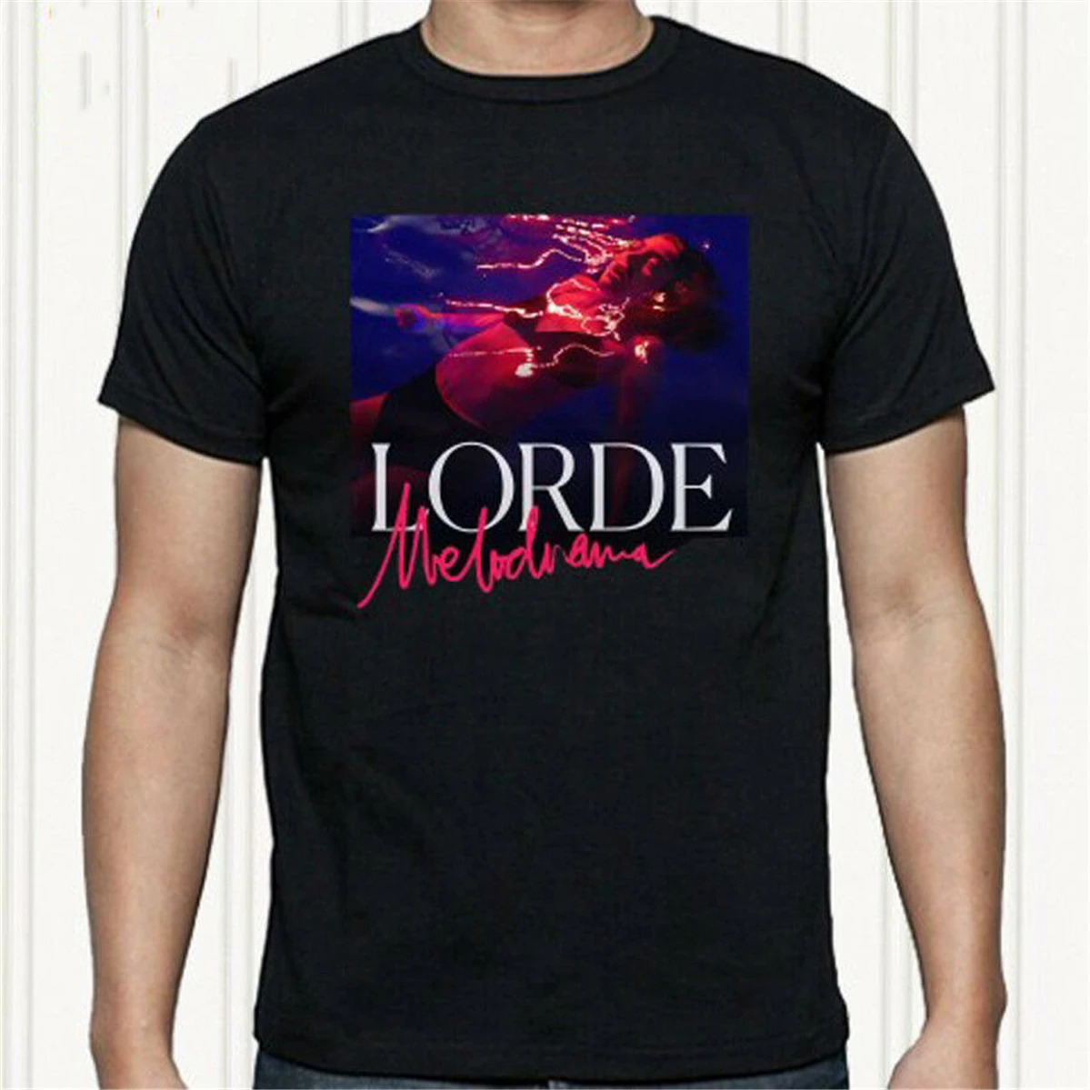 Мужская черная футболка с логотипом Lorde Melodrama Tour 2020 Размеры S-3XL m xl 2xl 3xl | одежда