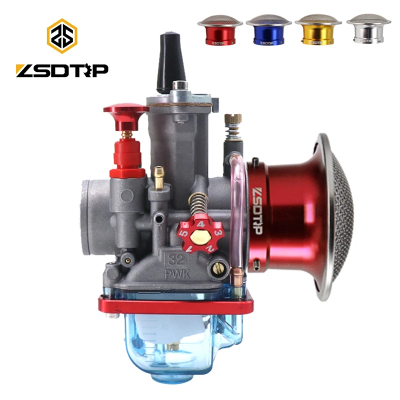 

ZSDTRP PWK 32 34 мм Keihin Карбюратор для мотоцикла карбюратор прозрачный поплавок чаша с воздушным фильтром для квадроцикла Багги квадроцикл Байк