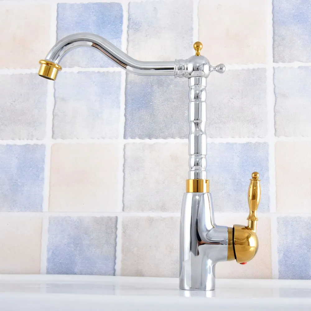 kitchen-wet-bar-bathroom-vessel-sink-faucet-silver-polished-chrome-gold-color-brass-swivel-spout-mixer-tap-single-hole-msf815