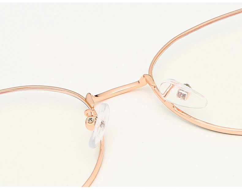 New metal polygonal glasses frame Fashion design trend women's flat mirror Retro art decorative glasses frame
