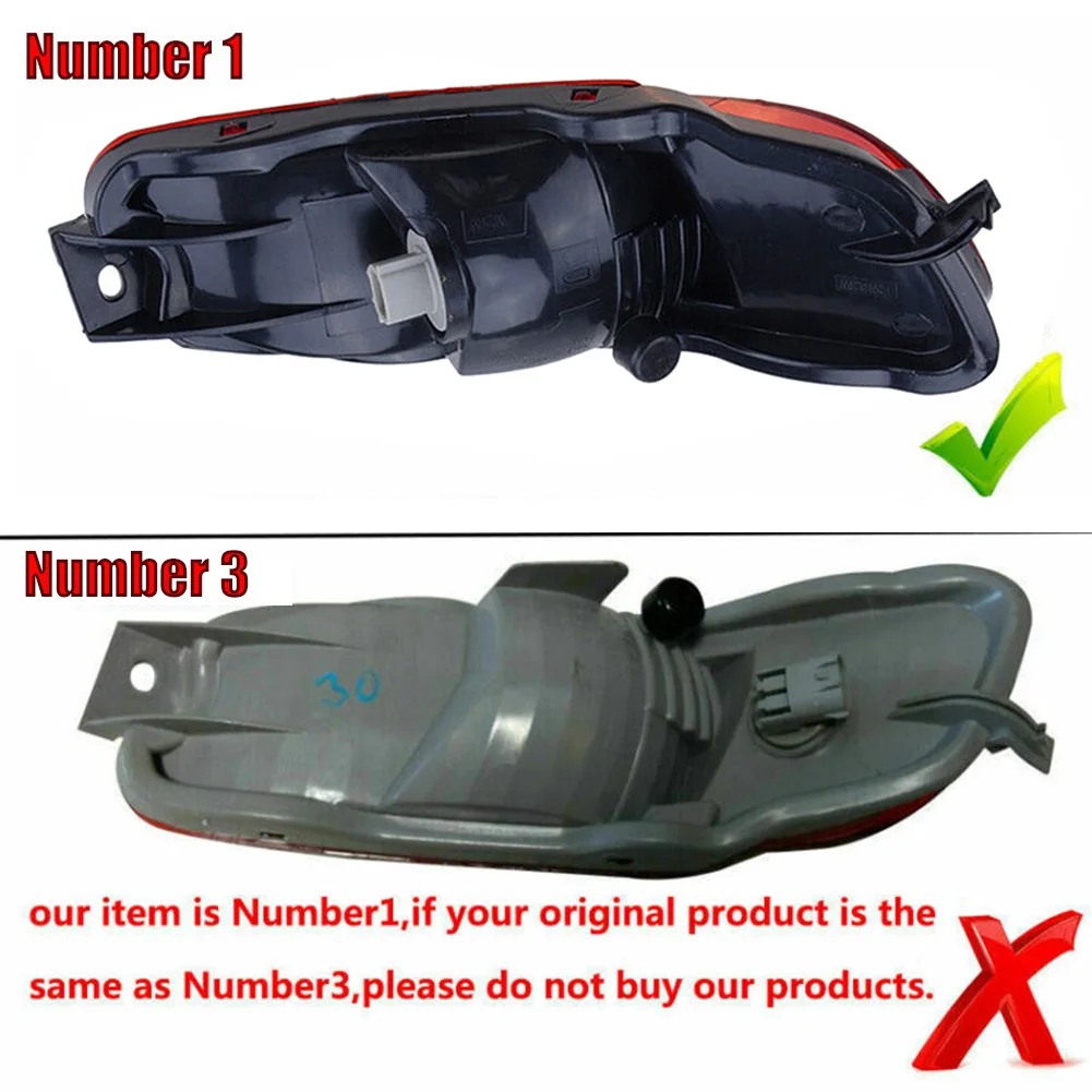 1 шт. стайлинга автомобилей Красный Len светодиодный задний тормозной бампер туман