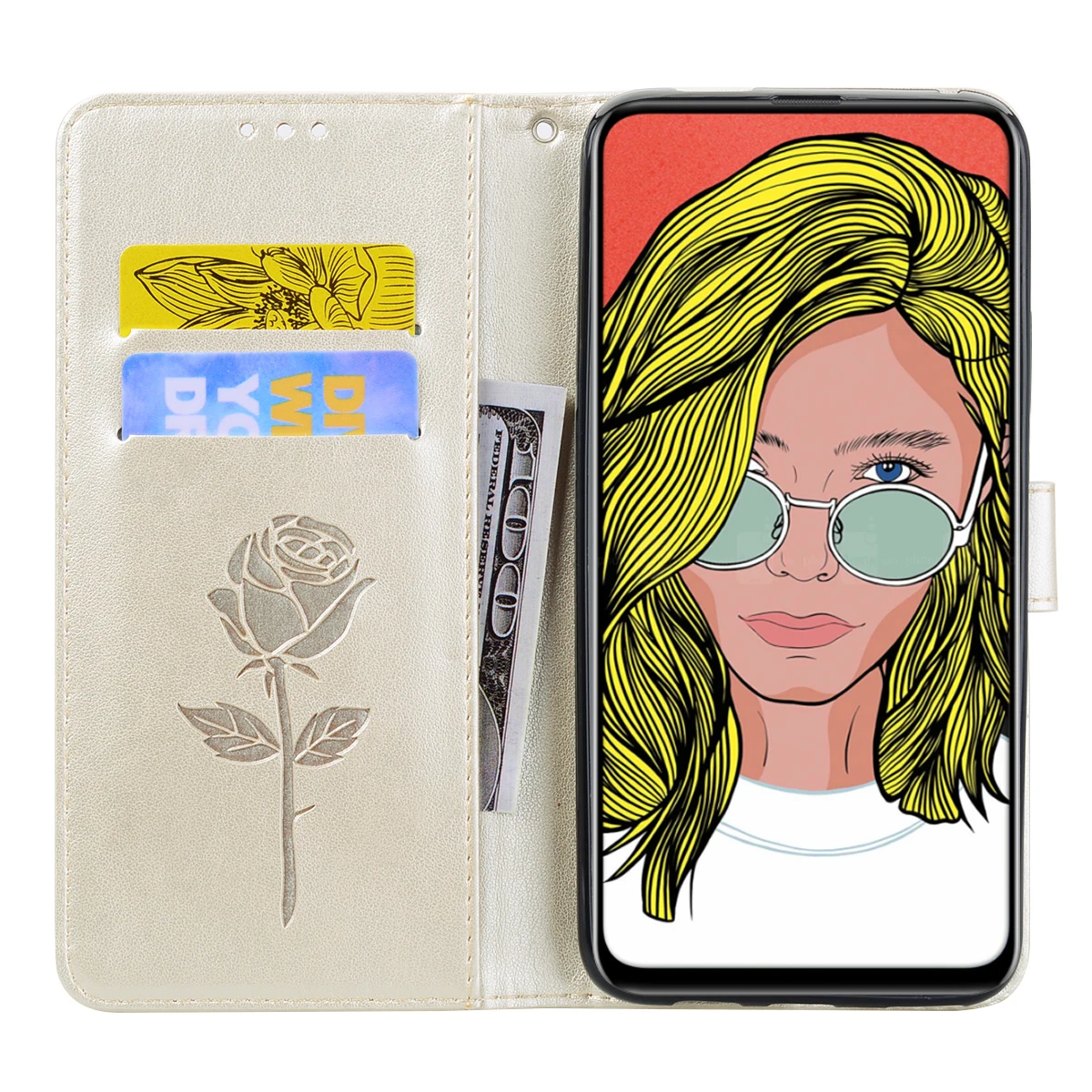 Для Fundas huawei P Smart Z чехол флип чехол 3D цветы Роскошный кожаный бумажник задний Чехол для телефона для Couqe huawei P Smart Z STK-LX1
