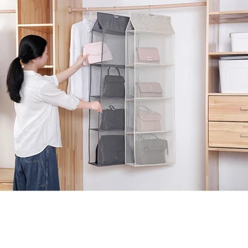 

New Brand Wall Door Closet Hanging Storage Bag Organizer Useful Pouch 3 Large Pockets