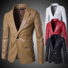 Мужская белая Золотая кожаная куртка, тонкое пальто, модная верхняя одежда, Панк певец, ночной клуб, DJ танцор, ведущий сценический наряд, костюм для выступлений