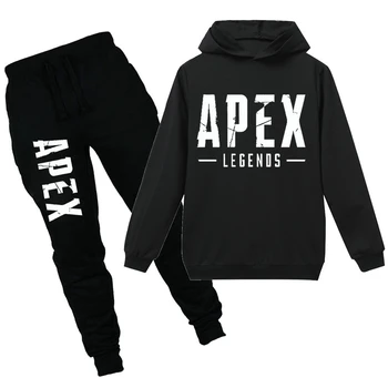 

Spring and autumn children's cartoon apex legends JOJO siwa cotton boys and girls trousers + long-sleeved hoodie suit clothing