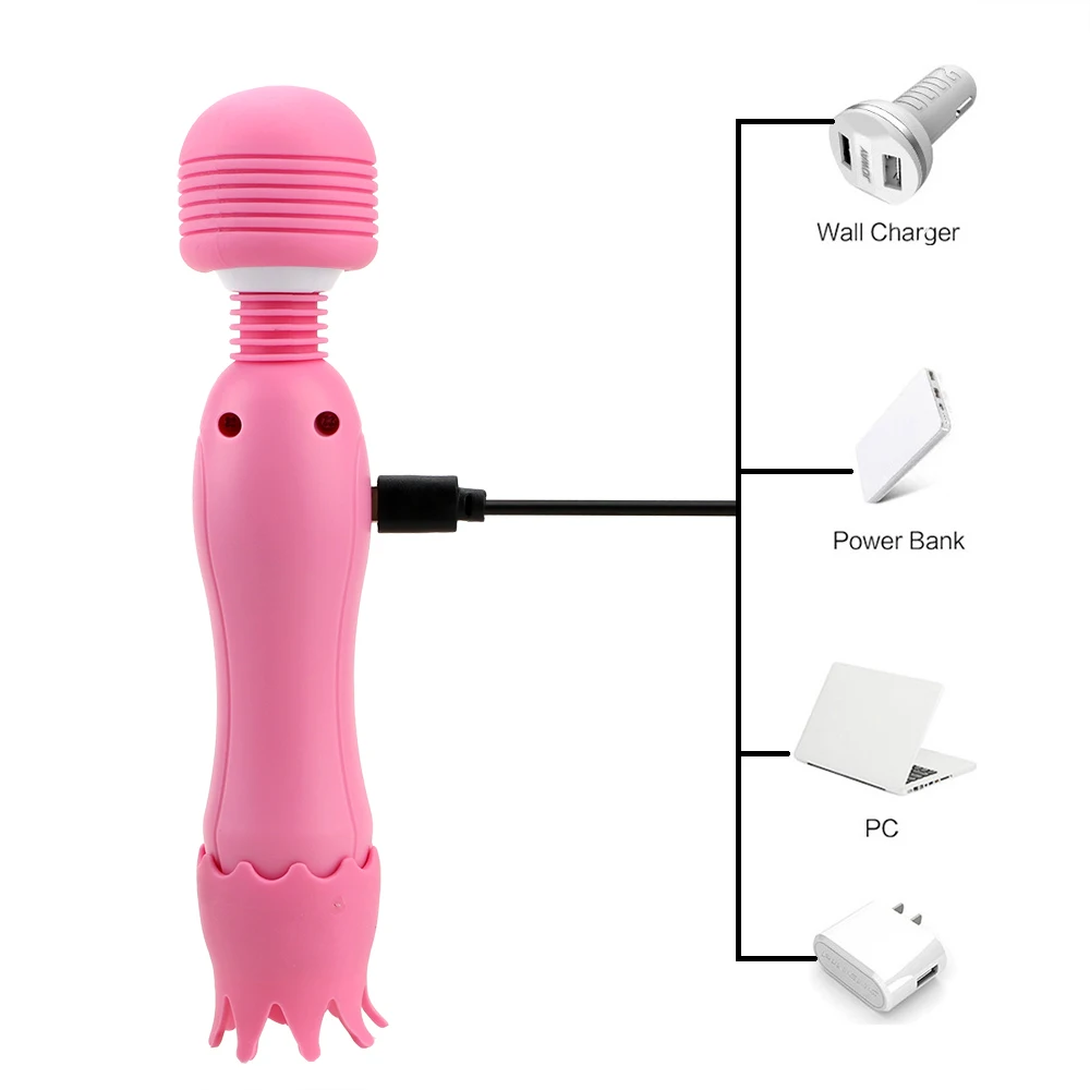 Magic Wand Vibrator G Spot Massager Clitoris Stimulator Powerful_voghion.com
