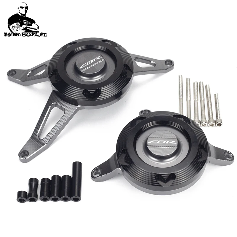 Защитные крышки двигателя для Honda CBR650R CBR 650R CBR650 R CBR 650 R чехол для двигателя мотоцикла слайдер защита от падения - Цвет: tItanium