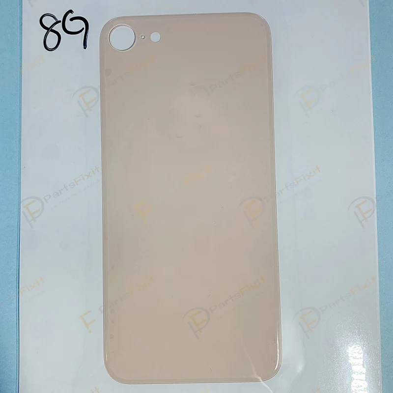 Задняя крышка для iPhone 8 с большим отверстием для камеры - Цвет: Gold