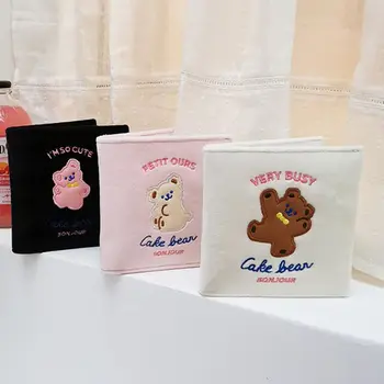 

Portable Cartoon Pattern Embroidery Sanitary Towel Storage Case Bag Holder Napkin Pad Organizer