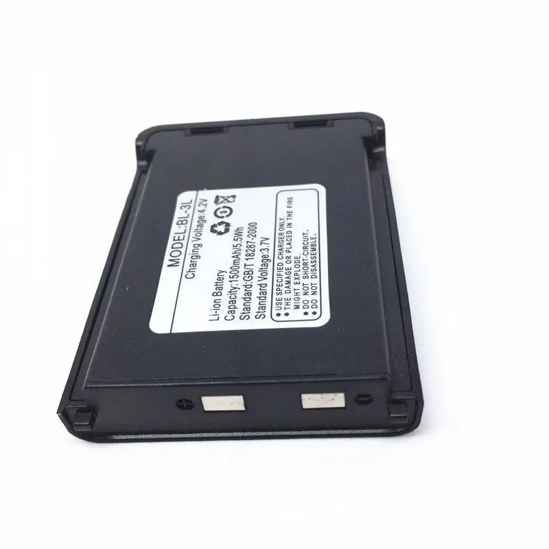 2 шт. baofeng UV3R+ аккумулятор 1500 мА 3,7 в