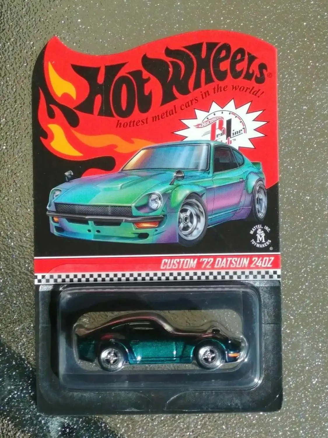 Hot Wheels Red Line Club CUSTOM 72 DATSUN 240Z Коллекционное издание металлическая литая модель автомобилей детские игрушки подарок - Цвет: Can change color