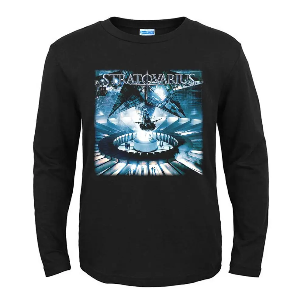 8 10 дизайнов Ангел финский Stratovarius группа панк готический рок для мужчин и женщин с длинными рукавами рубашка тяжелая металлическая футболка для фитнеса - Цвет: 8