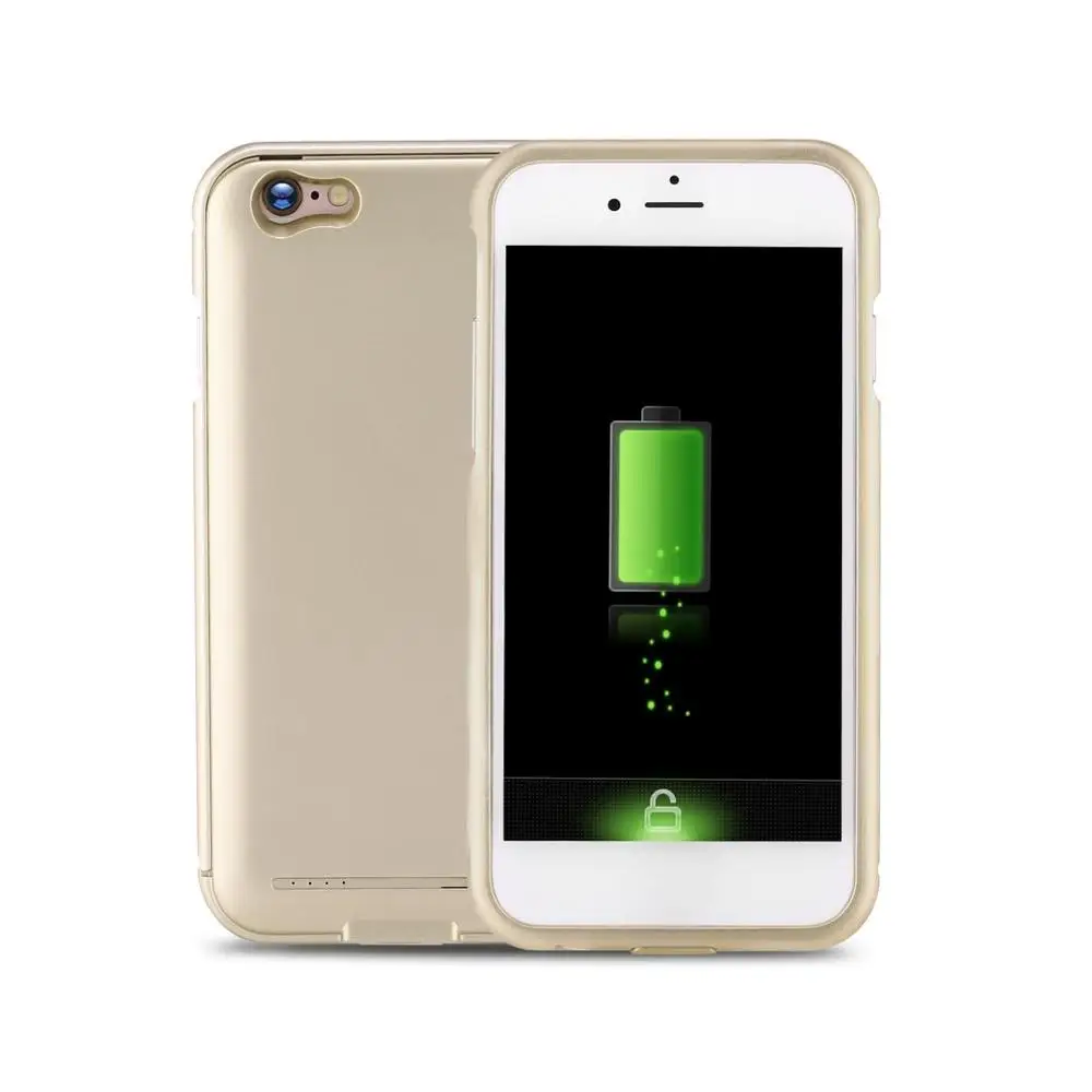 

2200mAh Charging & Protection 2 in 1 Ultra Slim Battery Backup Case Charger Pack Power Battery Case with Stand for Iphone 6/6S