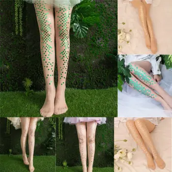 

2020 New Sexy Women Mermaid Elastic Fishnet Over Knee Thigh-High Long Tights