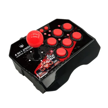 

4-in-1 Retro Arcade Station USB Wired Rocker Fighting Stick Game Joystick Controller for PS3 Switch PC Android TV Games Console