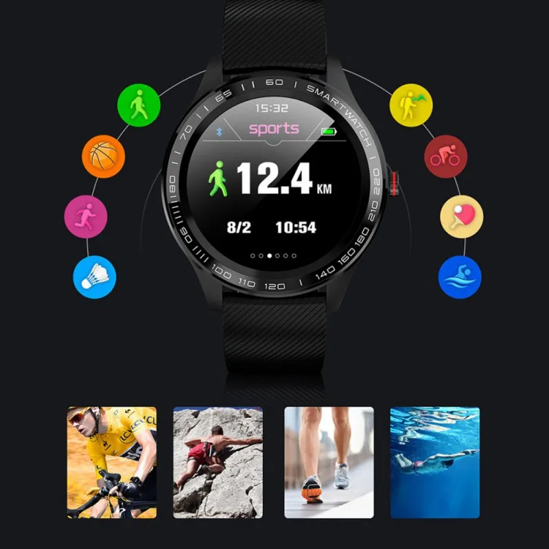 Умные часы спортивные для Android и так далее телефон Smartwatch монитор сердечного ритма функции кровяного давления для взрослых и детей