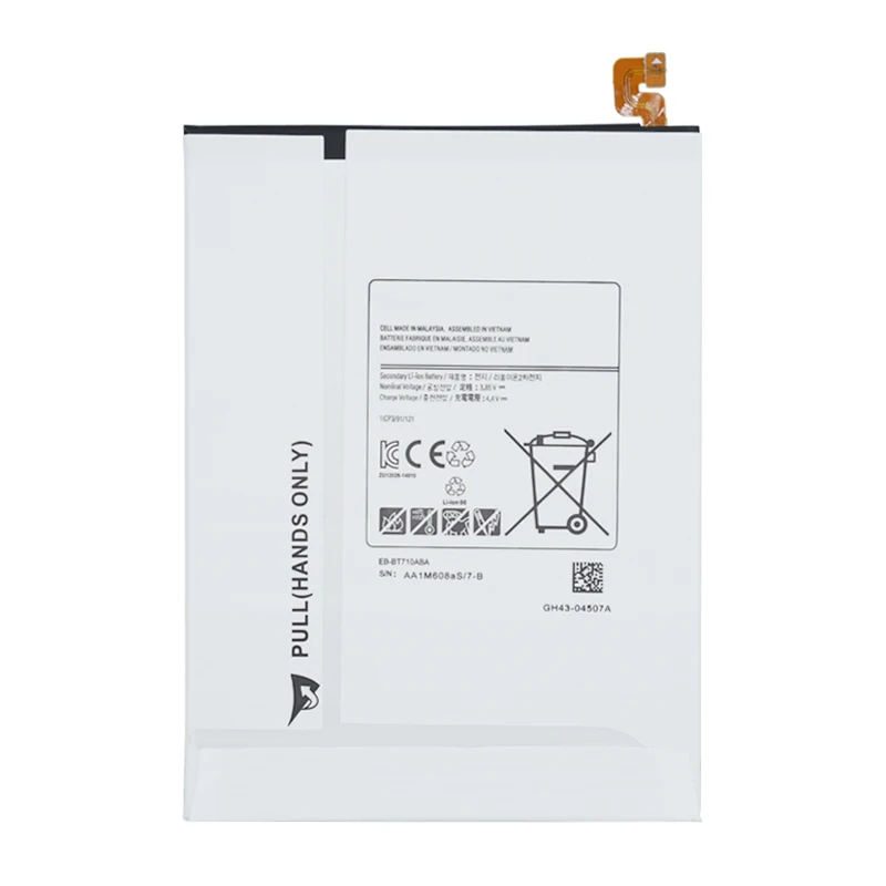 OHD оригинальный высокоемкий планшетный аккумулятор EB-BT710ABA / EB-BT710ABE для Samsung Galaxy