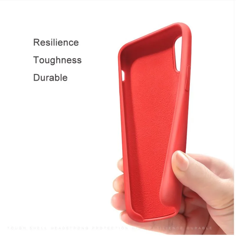 Case For iPhone Xs MAX XR X Cases For Apple For iPhone 7 8 6 s Plus 5s SE Original Official Style Silicone Case logo