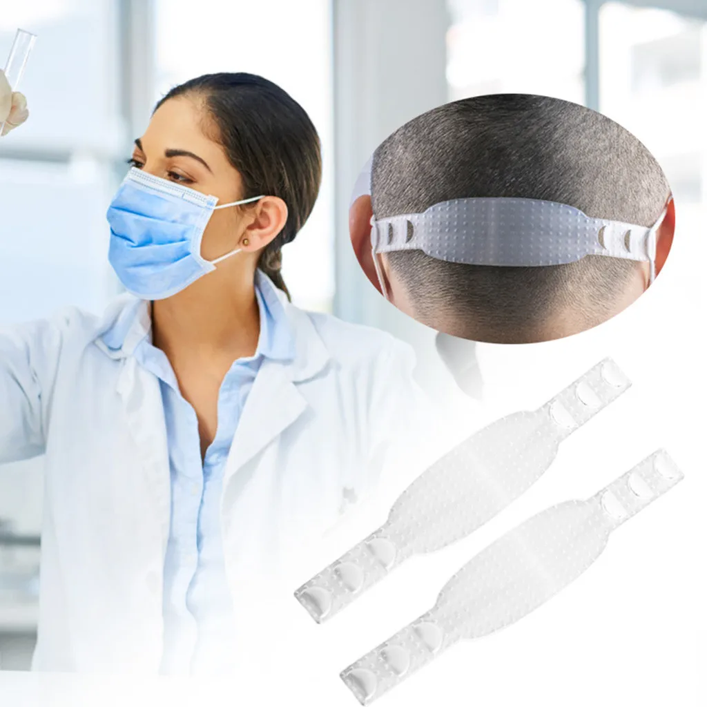 Extensor Silicona para la Cuerda de M/áscara Hebilla de Extensi/ón Ajustable para Todo Tipo de M/áscara Aliviar el Dolor de O/ído