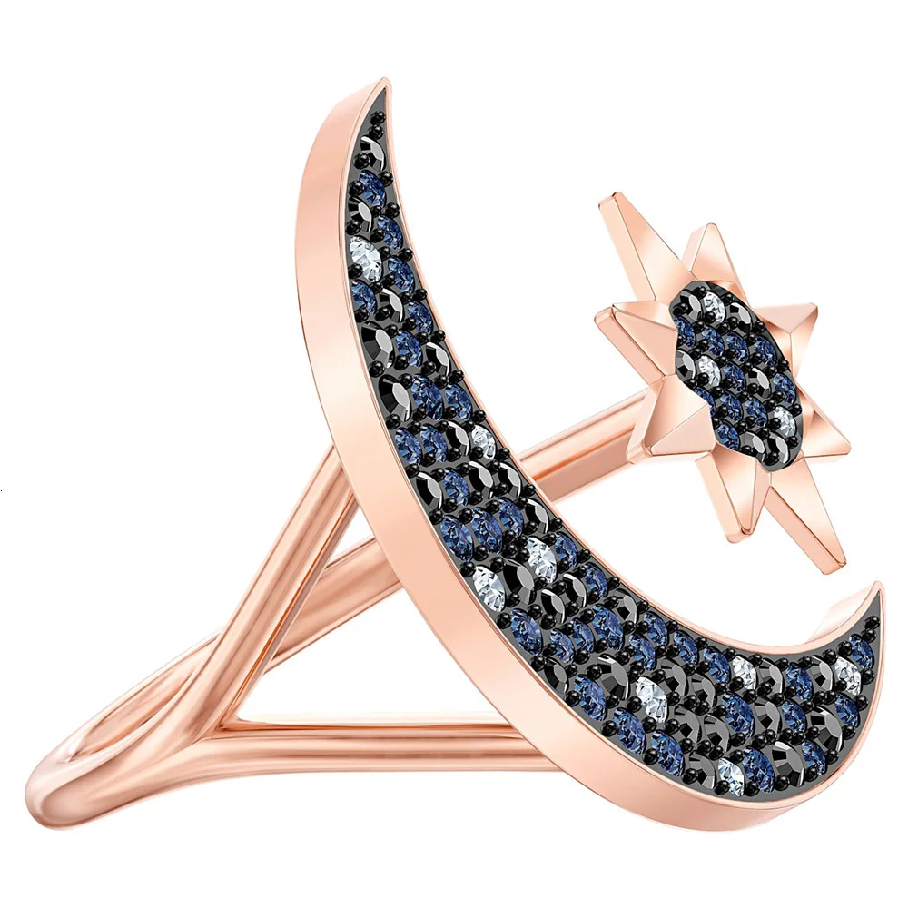 Мэнди символизирует модное романтическое кольцо со звездами Луны женское 5513222 аксессуары подарок на день Святого Валентина невесты