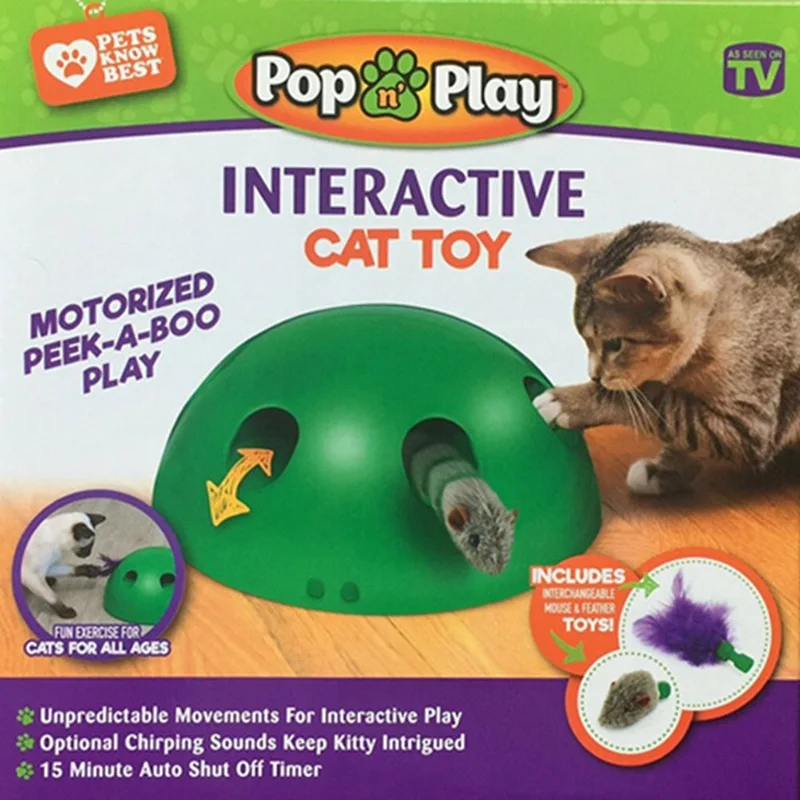 

Cat Toy Pop Play Pet Toy Ball POP N PLAY Cat Scratching Device Funny Traning Cat Toys For Cat Sharpen Claw Pet Supplies