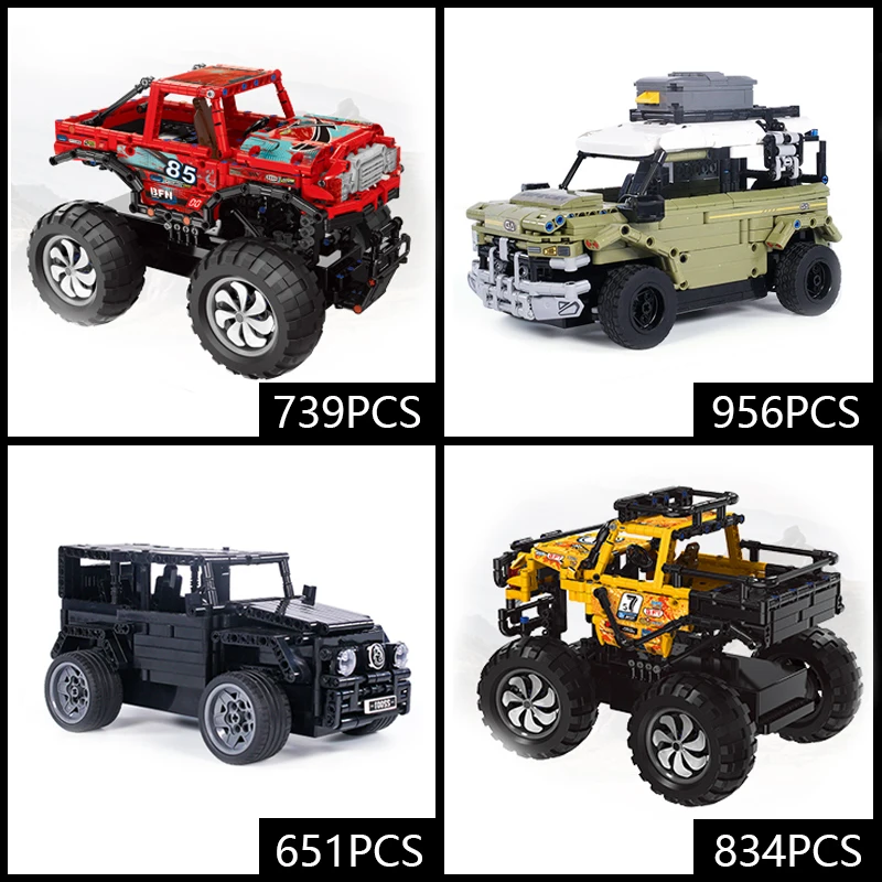 

Technic Series RC Car G500 Land Rovered Model Kit Building Blocks Bricks Compatible lepining 42110 Toys For Children DIY Gifts
