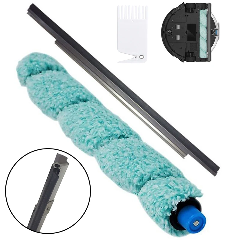 

For ILIFE W400 Roller brush kit Floor Washing Robotic Cleaning Rubber Soft