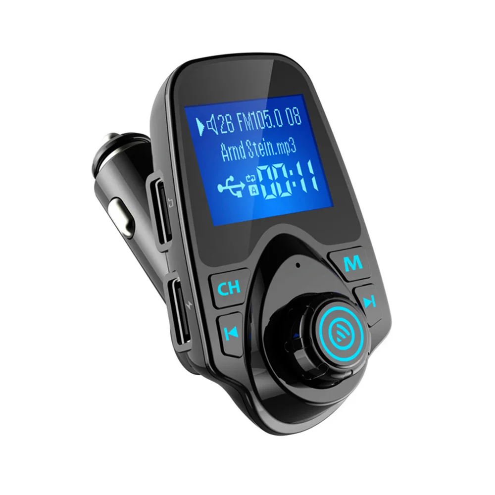 Двойной USB беспроводной Автомобильный Mp3 плеер Handsfree автомобильный Bluetooth комплект fm-передатчик A2DP 5 в 2.1A зарядное устройство ЖК-дисплей Автомобильный FM модулятор