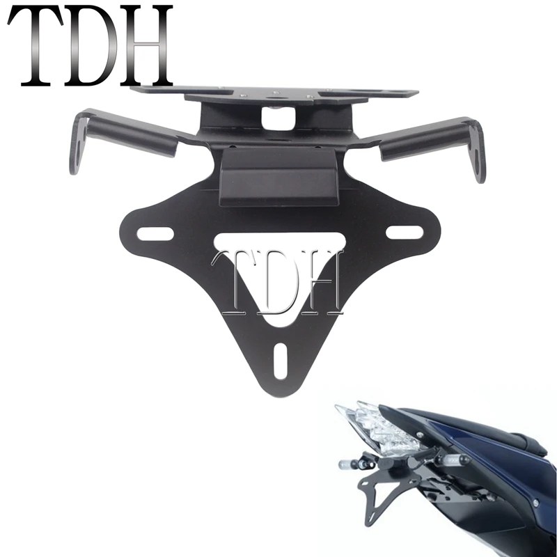 

For BMW S1000RR S1000R HP4 LED License Plate Frame Tidy Fender Eliminator Kit Licence Bracket Holder 2011-2018