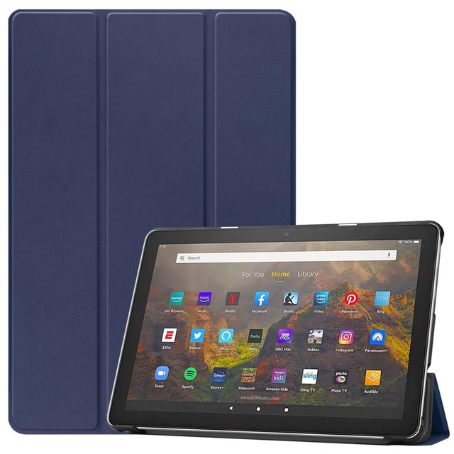 Stand for Fire HD 10 （2021）10 inch Tablet PU Leather Tablet Case for Fire HD 10 (2021) Cover Case