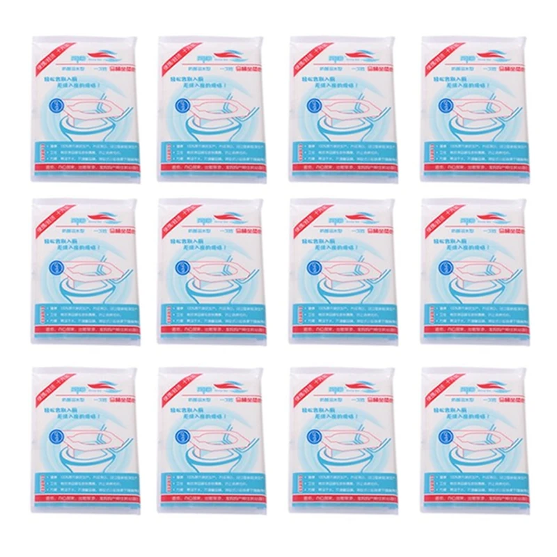 Portable Paper Toilet Seat Cover Travel Bag (120 Pcs) 12 Packs-Disposable Perfect While Outside and Home | Дом и сад