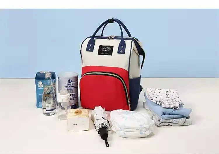 Модная сумка для мам, подгузник, Большая вместительная детская сумка, рюкзак для путешествий, сумка для ухода за ребенком, ручная сумка