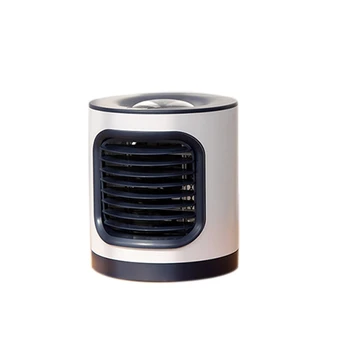 

Mini Portable Air Conditioner Conditioning Humidifier Purifier USB Projection Lamp Desktop Air Cooler Fan
