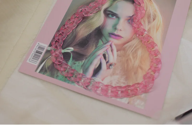 pink 1,0 метров 17*24 мм акриловые цепочки для ожерелья, женские самодельные Украшения, Аксессуары, цепочки для очков - Окраска металла: pink