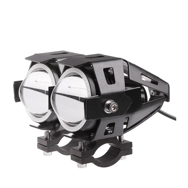 1 шт. 12 В/125 Вт мотоциклетный головной светильник ATV Led Moto Автомобильные фары лампы Angel Eye U7 лазерный светильник 4 цвета скутер противотуманный точечный светильник
