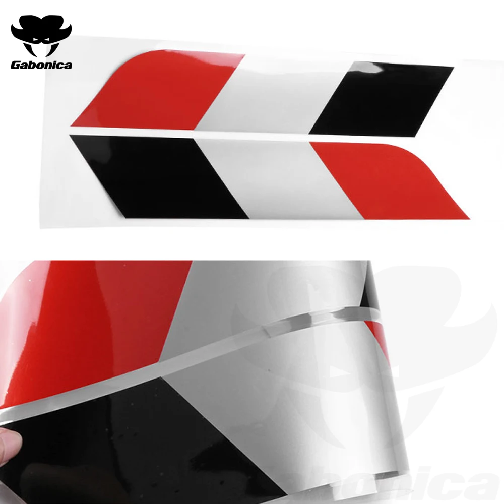 2 Pcs Tricolor Stripe Car Decal Door Side Stickers For Audi TT A3 A4 A5 A6 A7 A8 B5 B6 B7 B8 8P C6 C5 C7 Q2 Q3 Q5 Q7 Q8 RS4 RS6