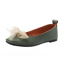 Г. Модная женская обувь на плоской подошве из высококачественной искусственной кожи без застежки женская обувь на плоской резиновой подошве с круглым носком балетки, большие размеры