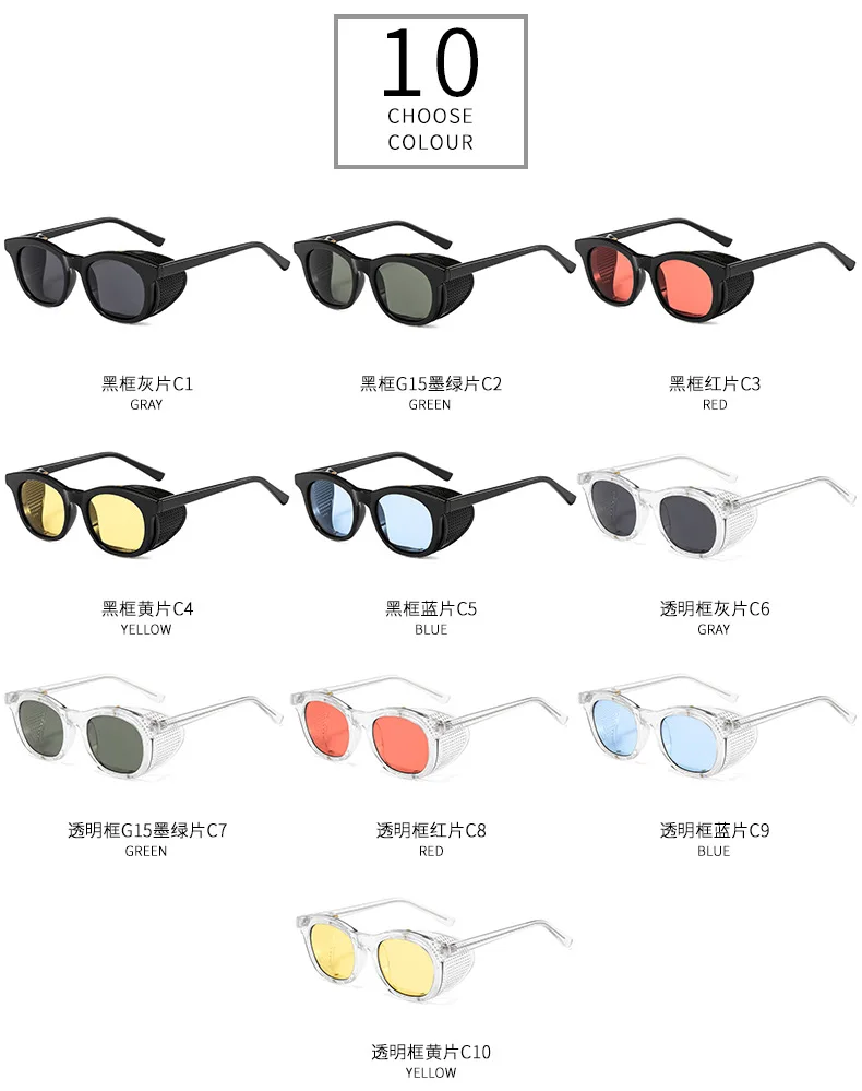 Hot Small Frame Round Sunglasses Flat Top Frame Gradient Lens Metal Frame Round Sun Glasses for Women Men Punk Eyewear UV400 NX