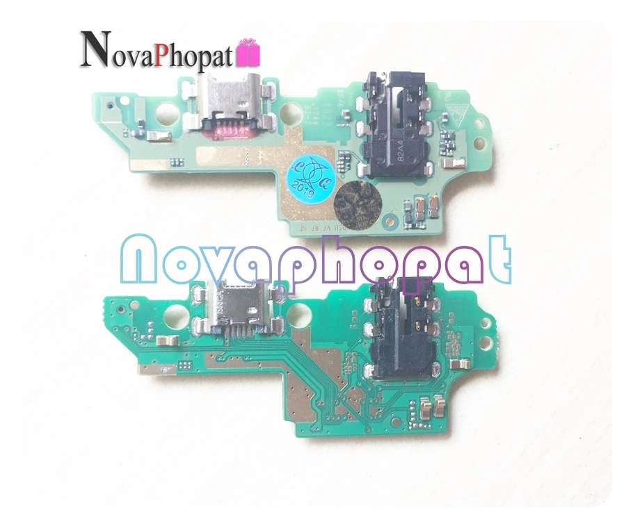 Novaphopat Зарядное устройство доска для huawei honor 7X 8C 5A 6A 6X8, 9, 10, honor 8 honor 9 порт для зарядной USB док-станции микрофон с гибким кабелем и микрофоном