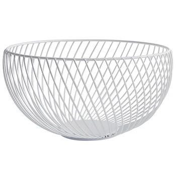 

Storage Baskets Black Art Snacks Candy Fruit Basket For Living Room Desktop Kitchen Organizer Basket White