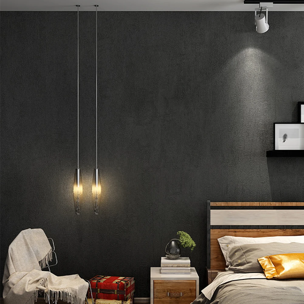 Retro Plain Dark Gray Cement Wallpaper for Wall Vintage Concrete Wall Effect Wall Paper PVC Bedroom Living Room Background Decor retro plain grey cement pvc wallpaper for walls bedroom living room bar cafe restaurant shop concrete background wall paper roll