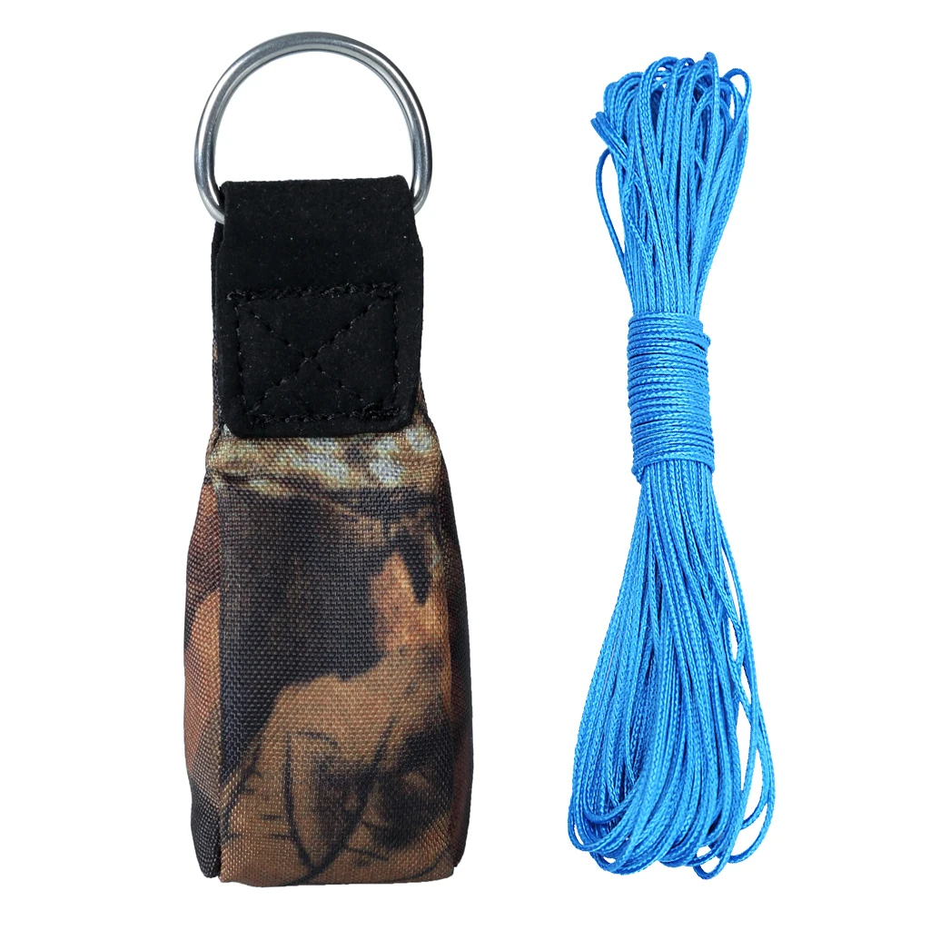 Outdoor Climbing Tree Arborist Throw Weight Bag Rigging +15m Rope Throw Line Cord High strength climbing-ropes
