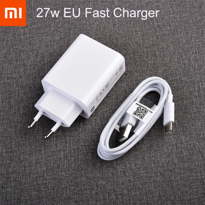 Сетевое зарядное устройство с USB портом и поддержкой быстрой зарядки для MI 9 8 SE 9t